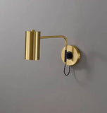 Gold Black Adjustable LED Wall Light- Warm White - Wall Light