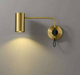 Gold Black Adjustable LED Wall Light- Warm White - Wall Light