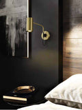 Gold Black Adjustable LED Wall Light- Warm White - Wall Light