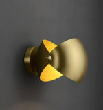 Led Gold Wall Light Metal for Indoor Outdoor Use - Gold - Wall Light