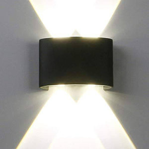 LED IP65 Waterproof Wall Lamp, 5W Aluminum Indoor Outdoor Up Down - Warm White - Wall Light
