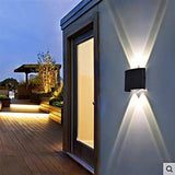 LED IP65 Waterproof Wall Lamp, 5W Aluminum Indoor Outdoor Up Down - Warm White - Wall Light