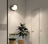 LED Outdoor Lamp Modern Wall Sconce Light Fixture Round 3000k Waterproof Acrylic Wall Light (Warm White) - Wall Light