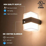 M927 LED Outdoor Up and Down Wall Sconce Light Fixtures 14W Waterproof Acrylic (Warm White) - Wall Light