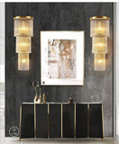 Model 20 Led Crystal Modern Gold Metal Wall Light for Drawing Room - Warm White - Wall Light