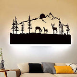 Mountain Scene Modern LED Wall Light Wall Sconce Lamp for Living Room, Bedroom, Bedside, Dining Room, Bathroom Mirror - Black - Wall Light