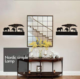 Nature Scene Modern LED Wall Light Wall Sconce Lamp for Living Room, Bedroom, Bedside, Dining Room, Bathroom Mirror - Black - Wall Light