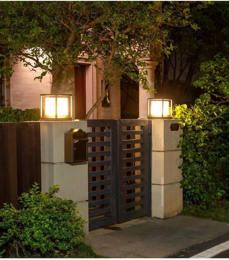 Modern Gate Post Lights | Shelly Lighting