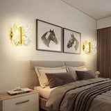 Transparent Butterfly Gold LED Wall Lamp Bedside Light - Warm White - Wall Light