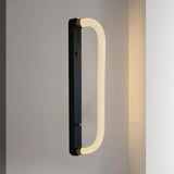 600 MM LED Gold Black Long Tube Acrylic Wall Light - Warm White